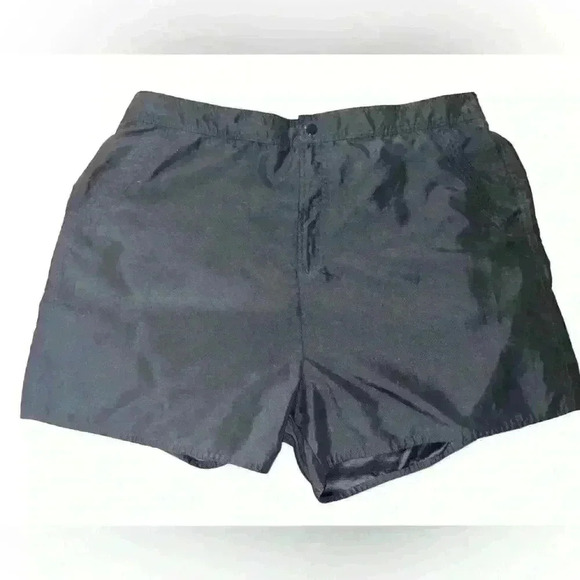 Croft & Barrow Women's  18W Swim Shorts Black with built in brief - Picture 2 of 6